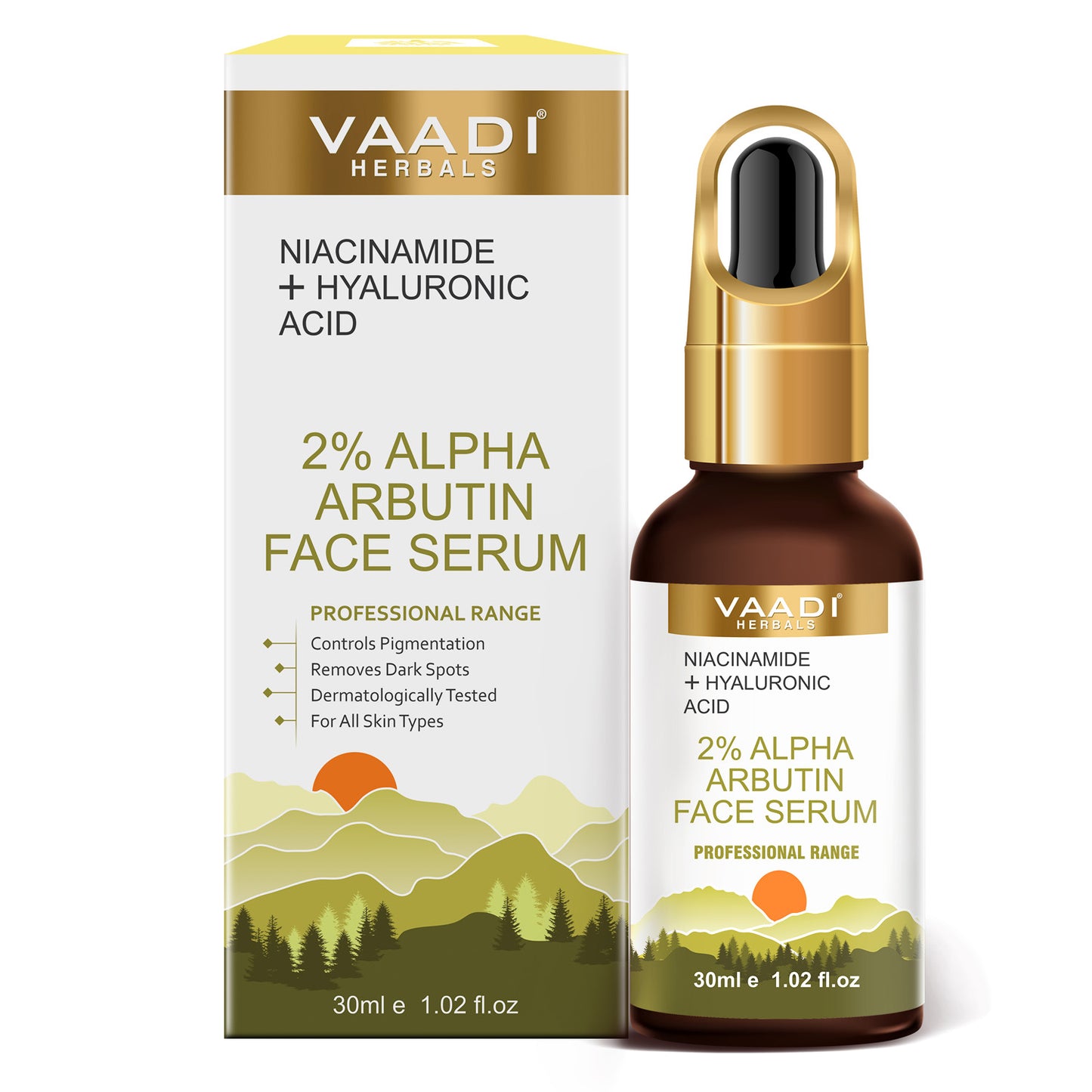 2% Alpha Arbutin Face Serum With Niacinamide & Hyaluronic Acid (30 ml/ 1.02 oz)
