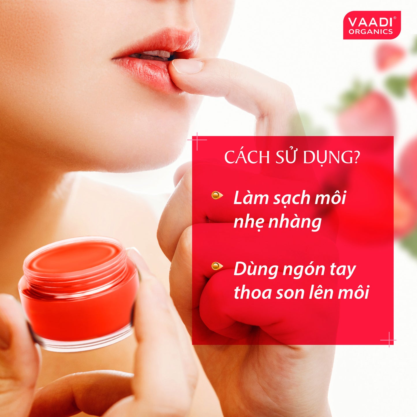 Nourishing Strawberry and Honey Lip Balm (4 x 10 gms/0.4 oz)