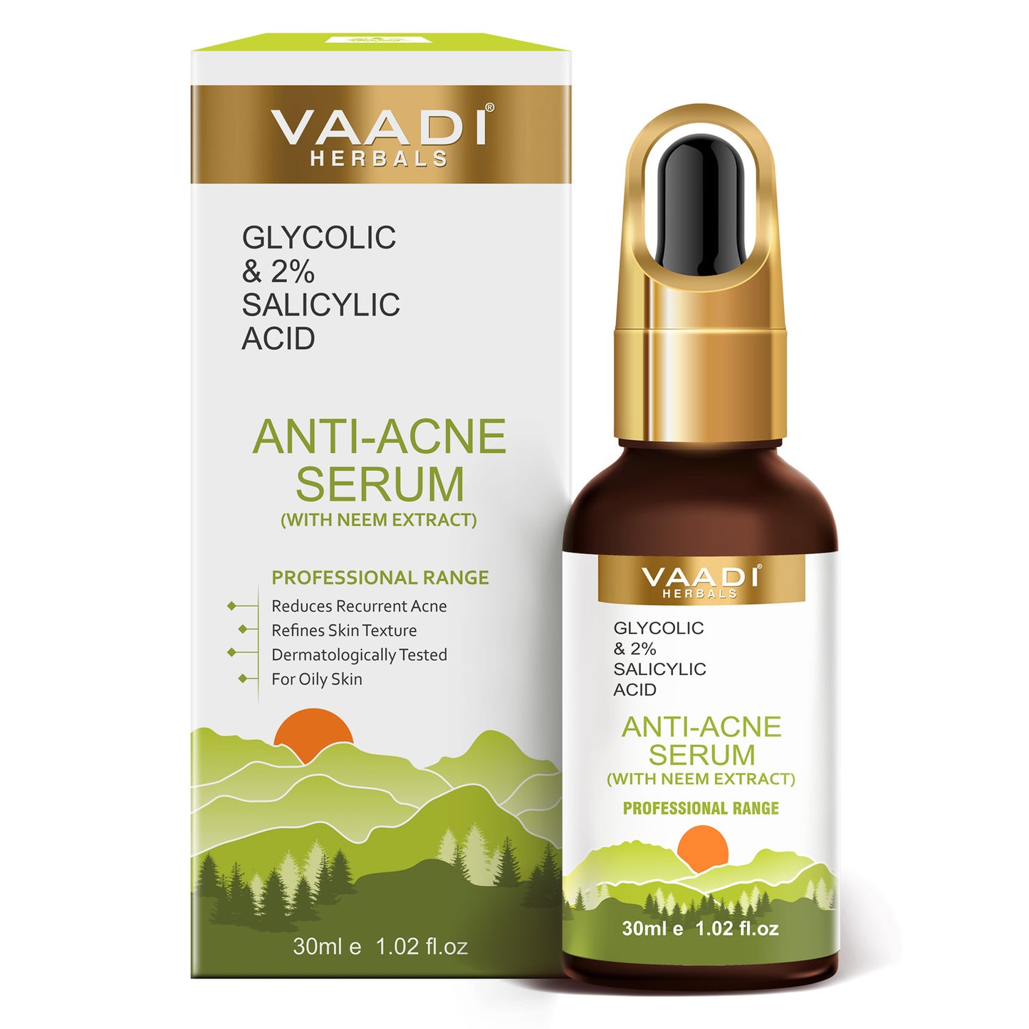Anti-Acne Serum With Glycolic & 2% Salicylic Acid (30 ml/ 1.02 oz)