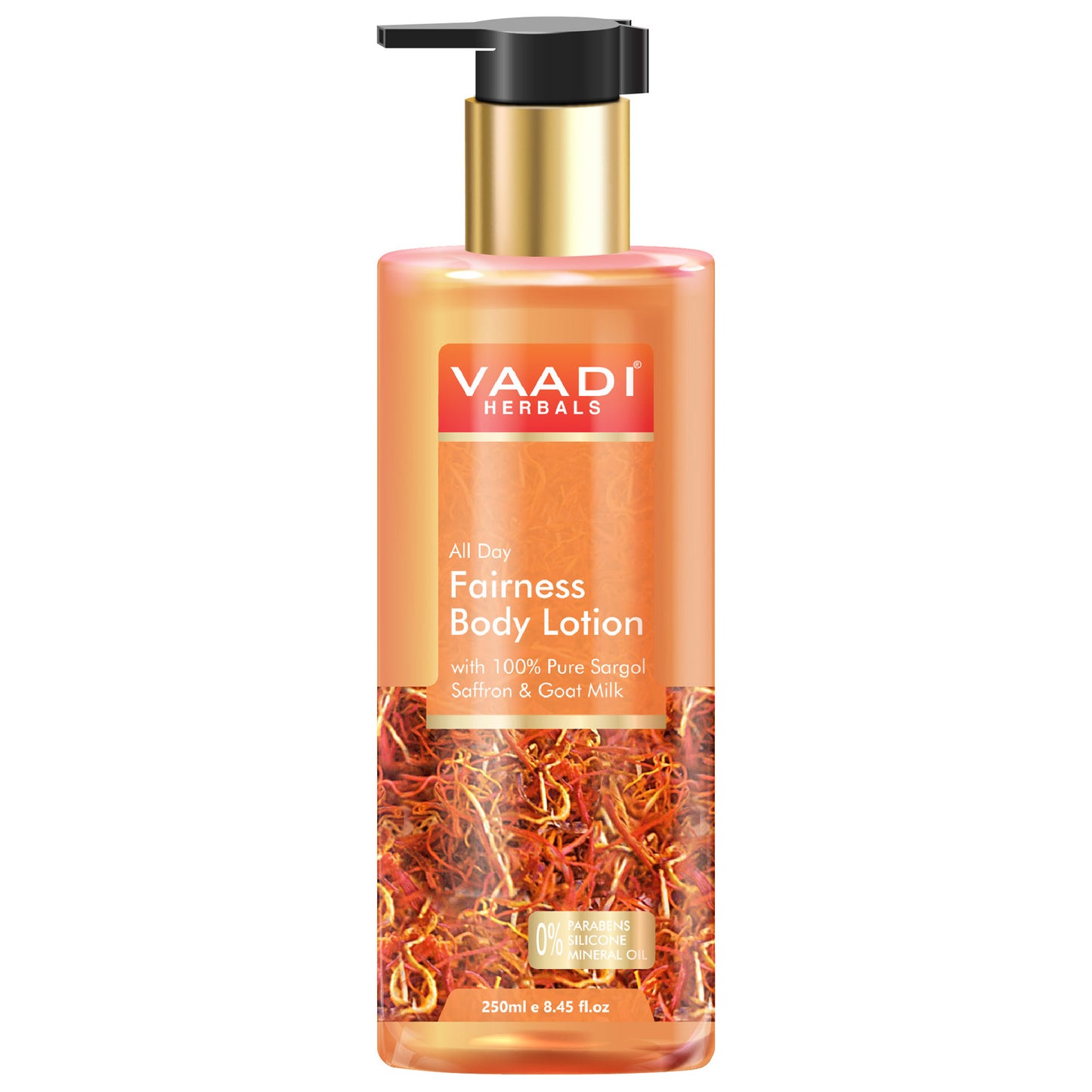 All Day Fairness Body Lotion with 100% Pure Sargol Saffron & Goat Milk (250 ml / 8.5 fl oz)