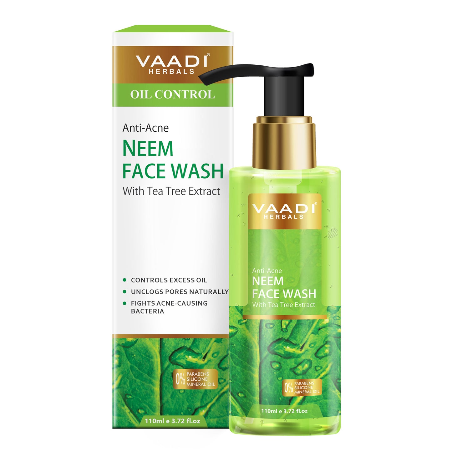 Anti-Acne Neem Face Wash With Tea Tree Extract (110 ml)