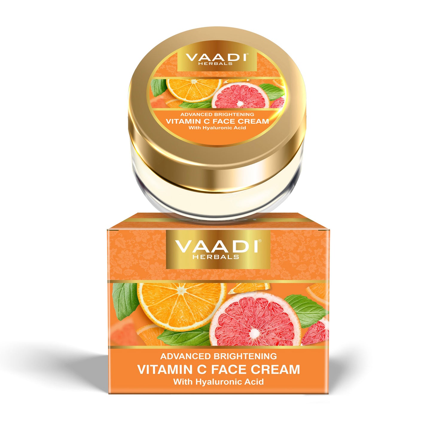 Organic Vitamin C Face Cream with Hyaluronic Acid ( 30 gms / 1.1 oz)