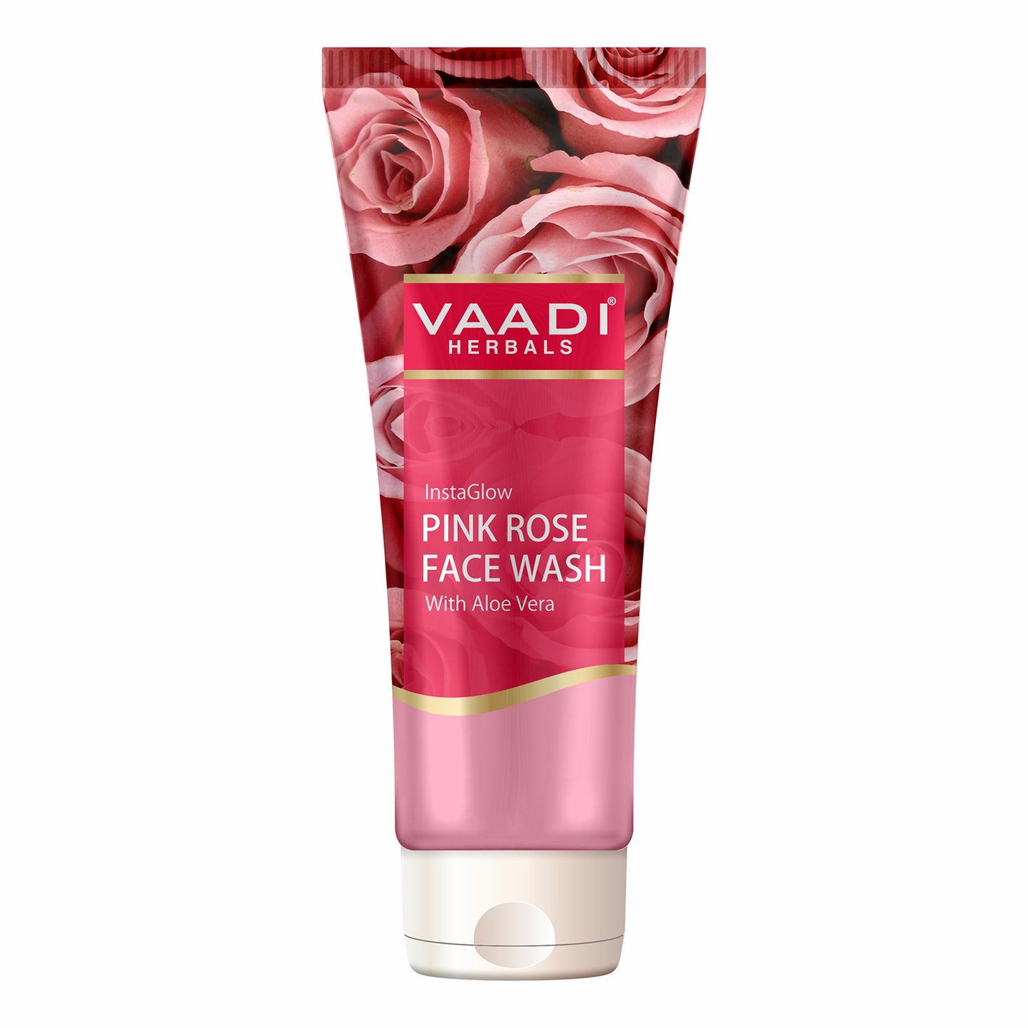 Insta Glow Pink Rose Face wash with Aloe vera extract (60 ml/2.1 fl oz)